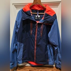 The North Face Men's Navy and Orange Performance Jacket